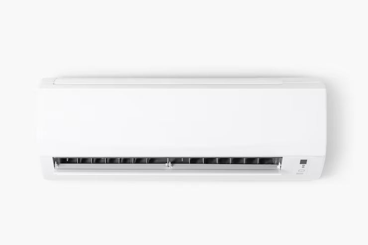 White wall mounted split air conditioner indoor unit